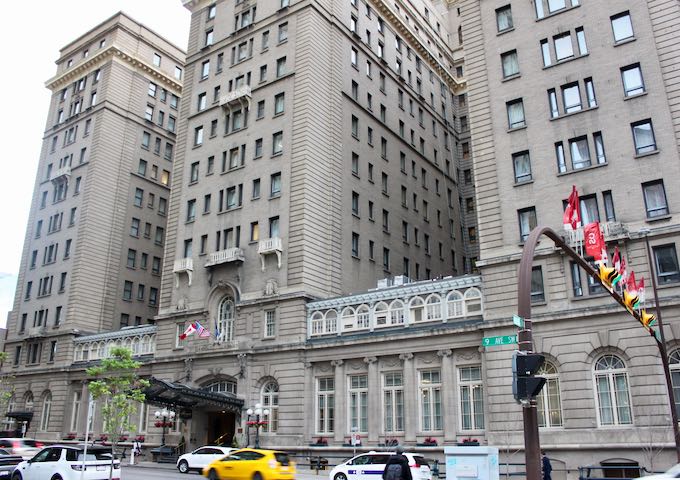 The Fairmont Palliser Hotel in Downtown Calgary.