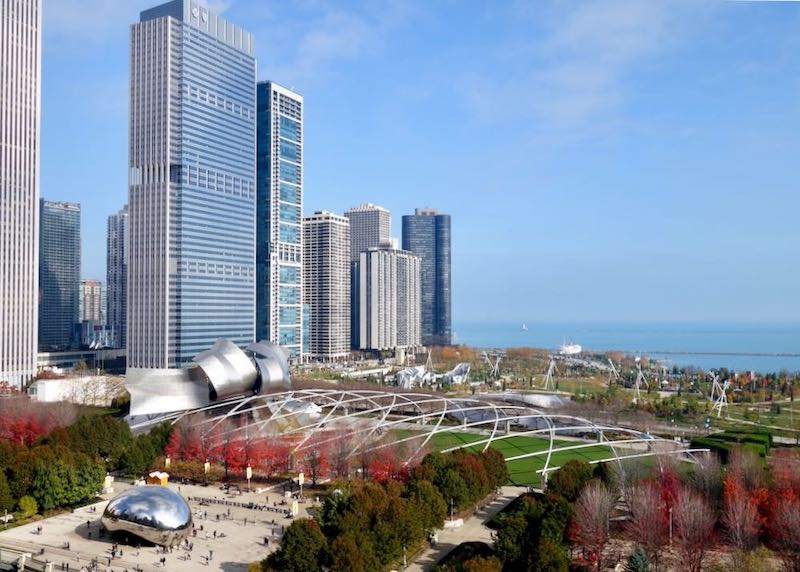 Millennium Park in Chicago's Loop.