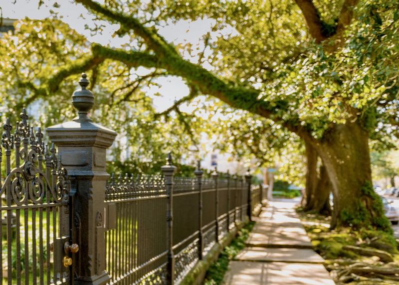 A residential street in the Garden District, New Orleans