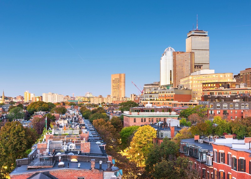 Skyline from the South End of Bostion