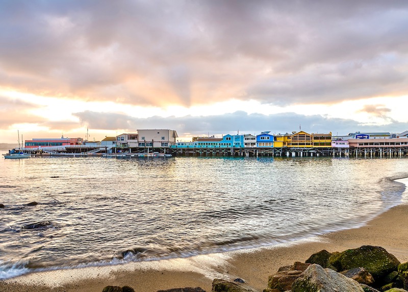 Old Fisherman's Wharf in Old Monterey