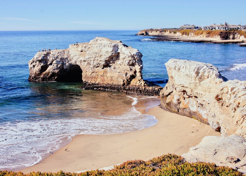 Natural Bridges State Beach on the Westside of Santa Cruz, California