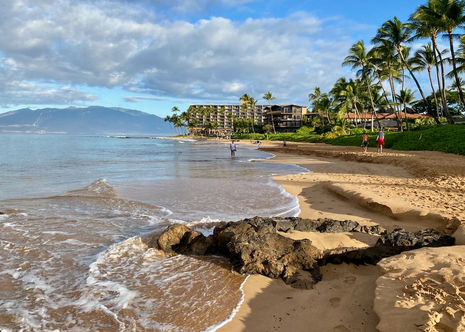 Beach at Mana Kai Wailea.