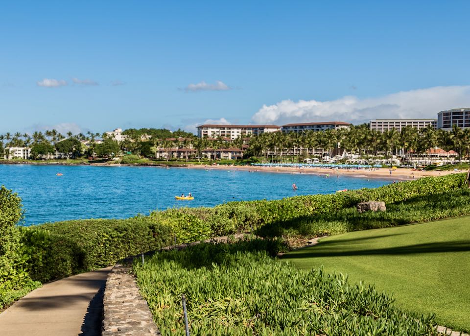 Beach in front of Four Seasons Resort.