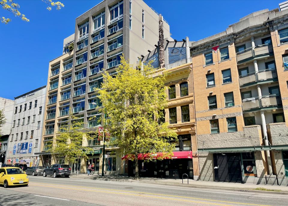 Hotel in Gastown.