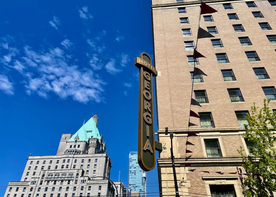 Best hotels in downtown Vancouver.