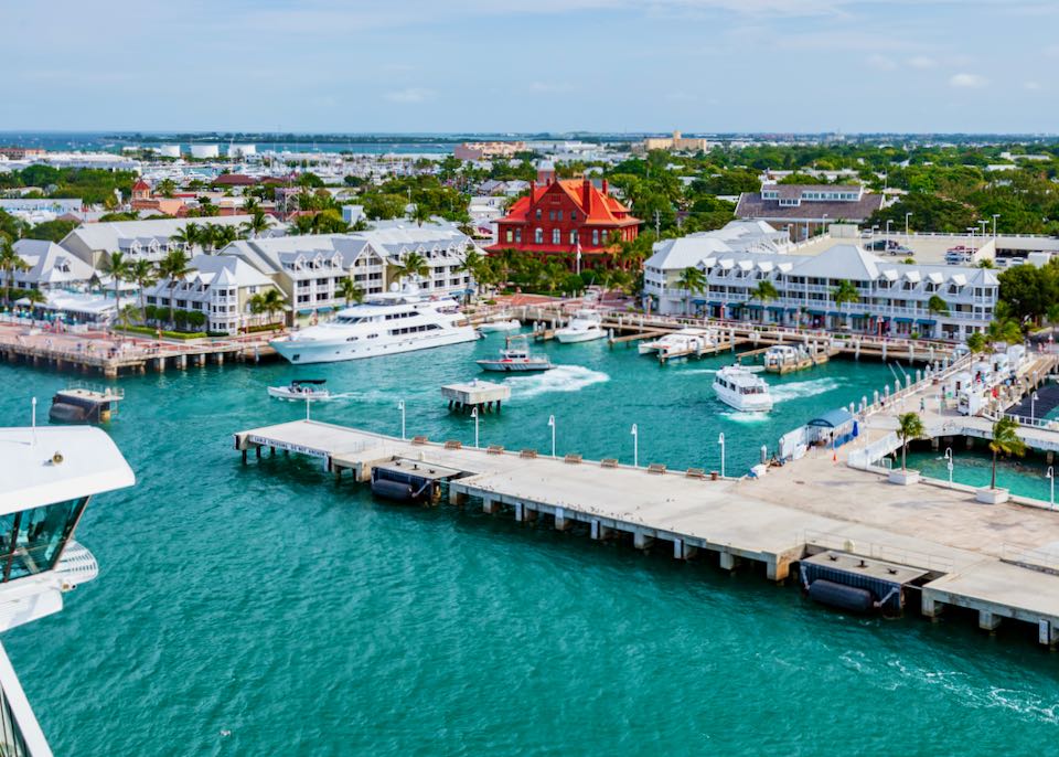 The cruise ship terminal in Key West, Florida.