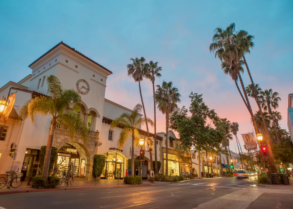 State Street in downtown Santa Barbara.