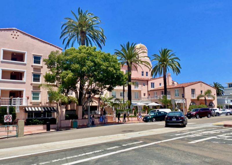 Hotel in downtown La Jolla.