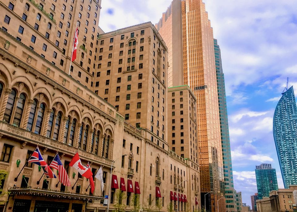 Luxury hotel in downtown Toronto.