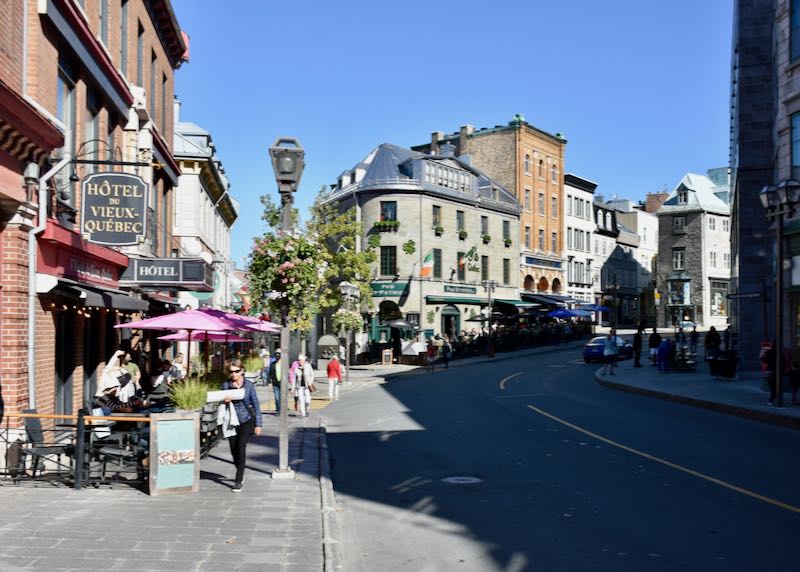 Hotel in Old Quebec City.