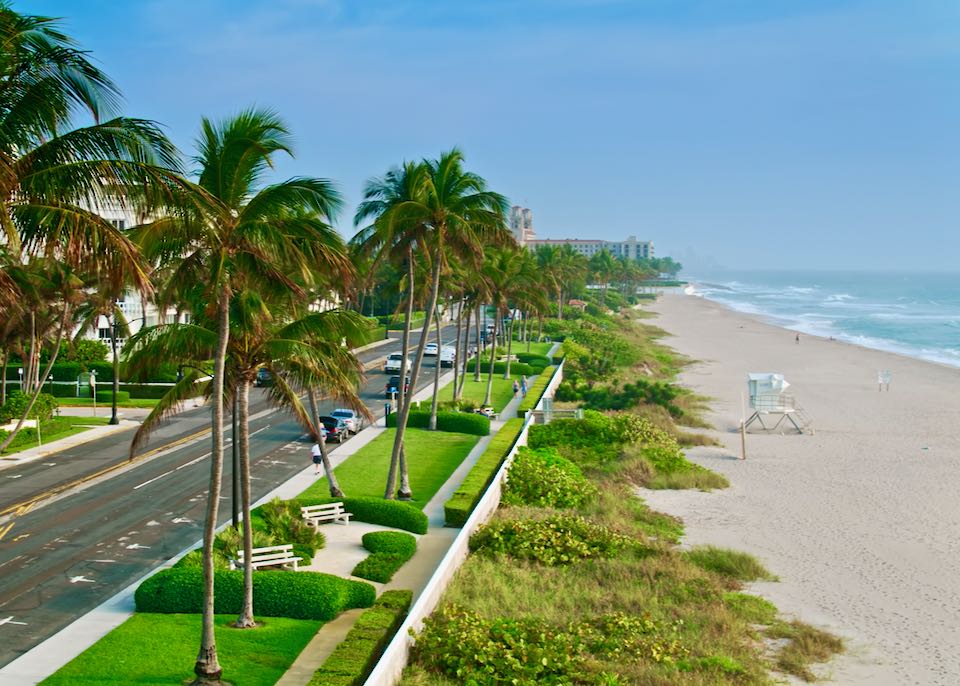 Hotel on Palm Beach, Florida.