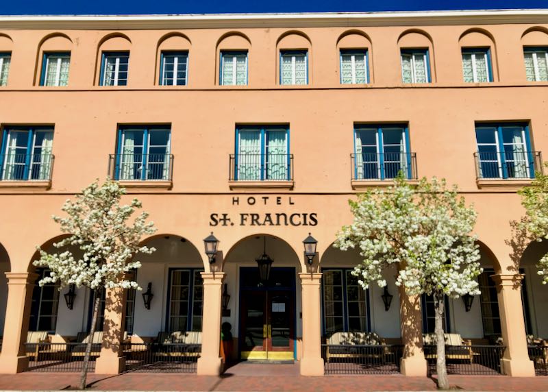 Hotel in downtown Santa Fe.