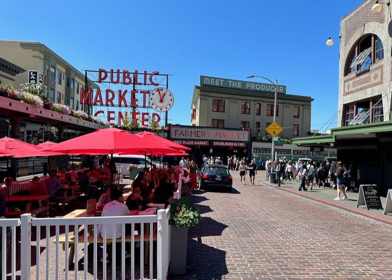 Pike Place Market in Seattle.