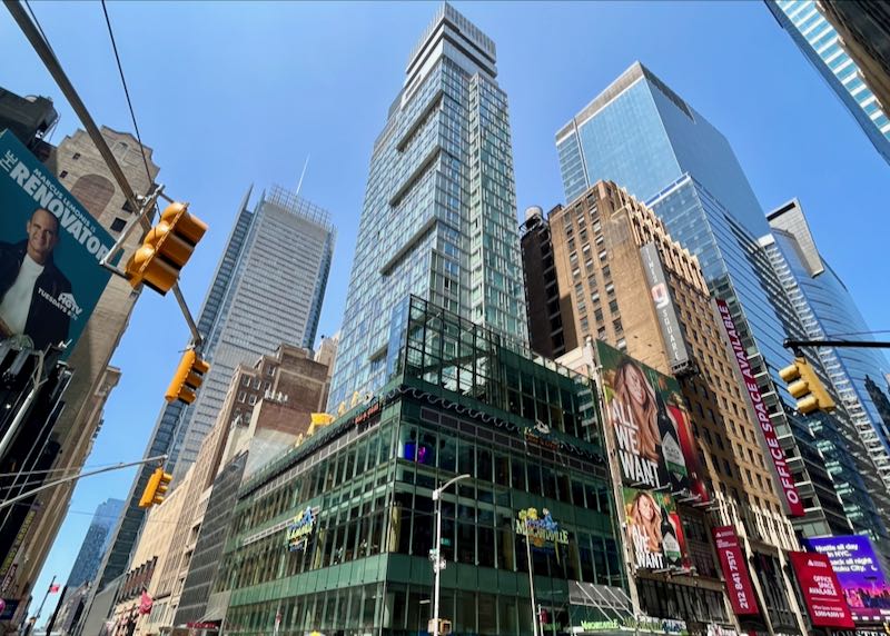 Hotel in Times Square.