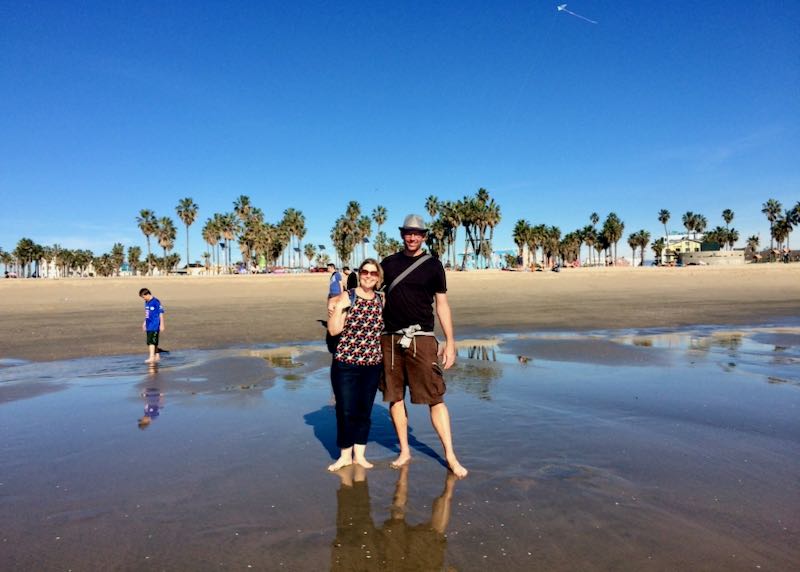 Beach in Los Angeles.