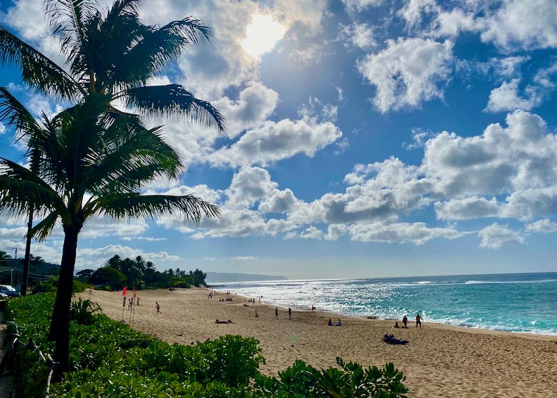 Beach on North Shore of Oahu.