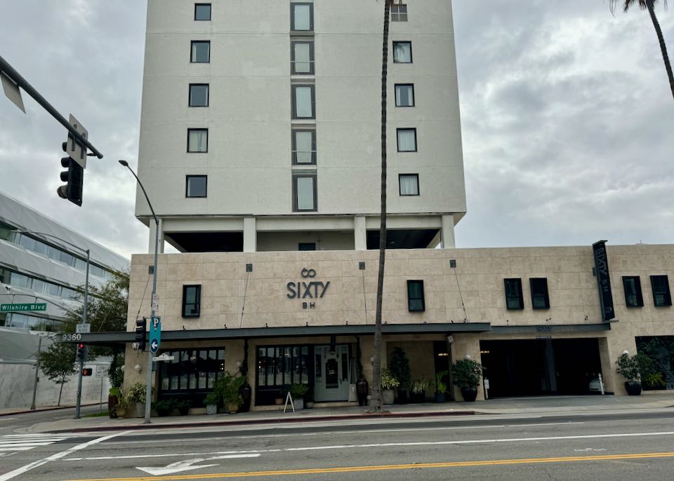 Hotel in Beverly Hills, Los Angeles.