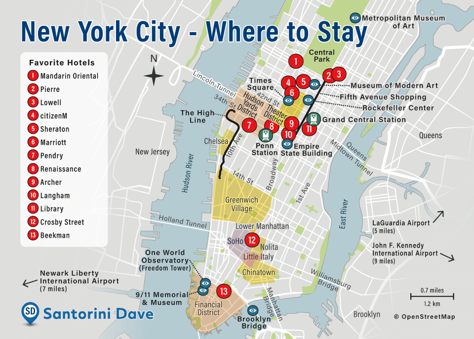Best hotels in New York City.