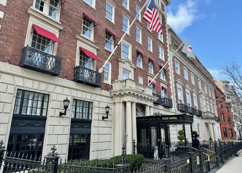 Hotel in Back Bay, Boston.