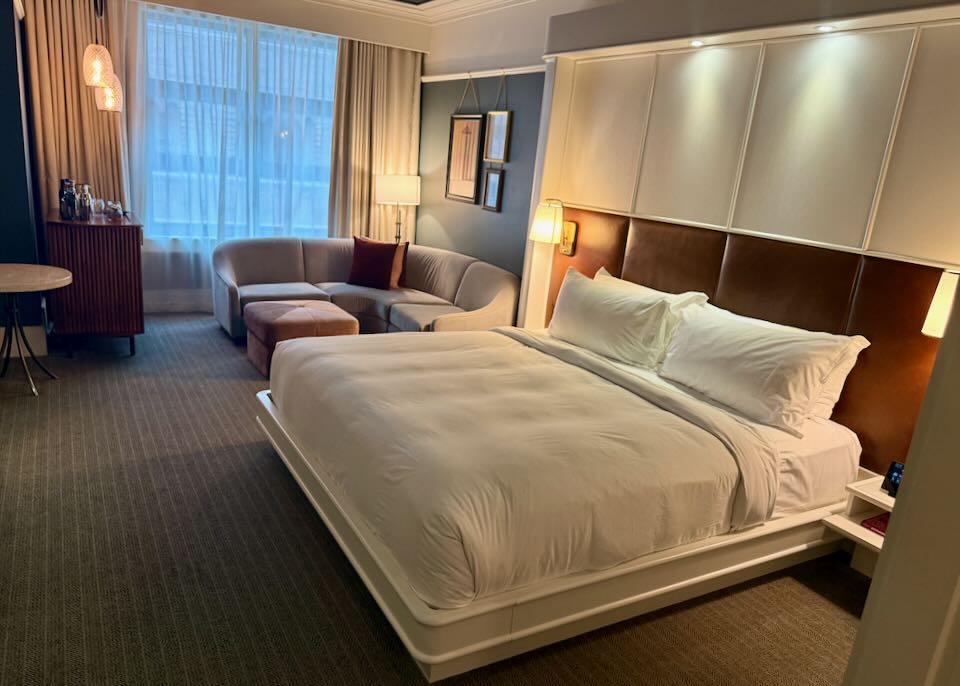 Our hotel room in Savannah.
