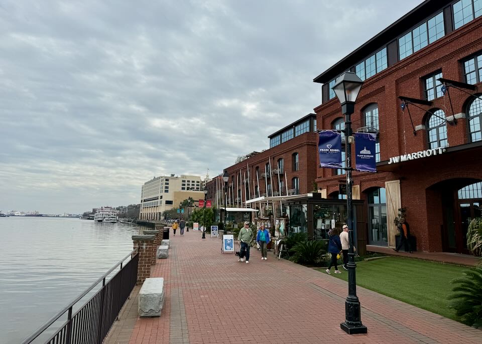 Waterfront hotel in Savannah.