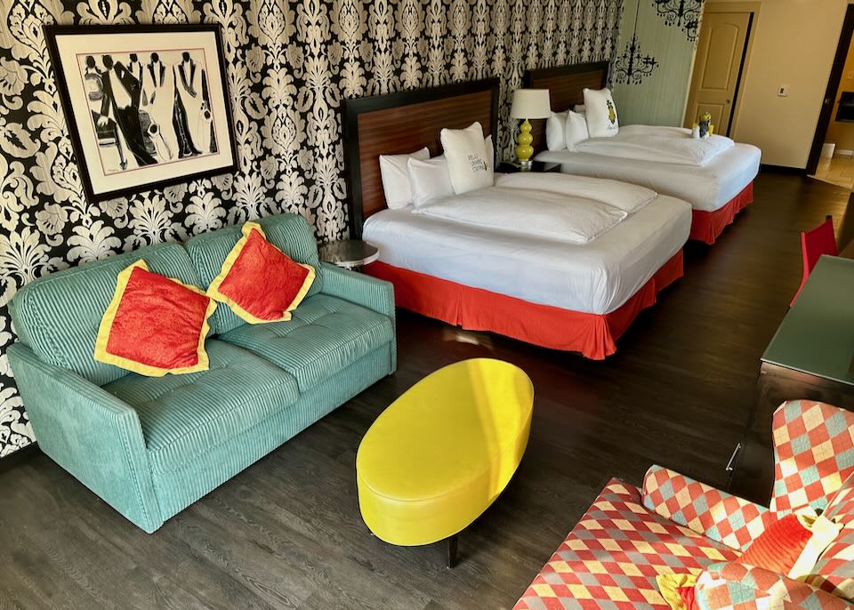Our room at the Maxwell Hotel.