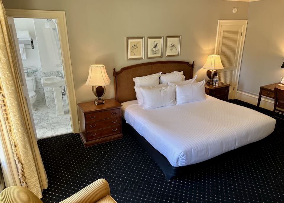My room at the Sorrento Hotel in Seattle.