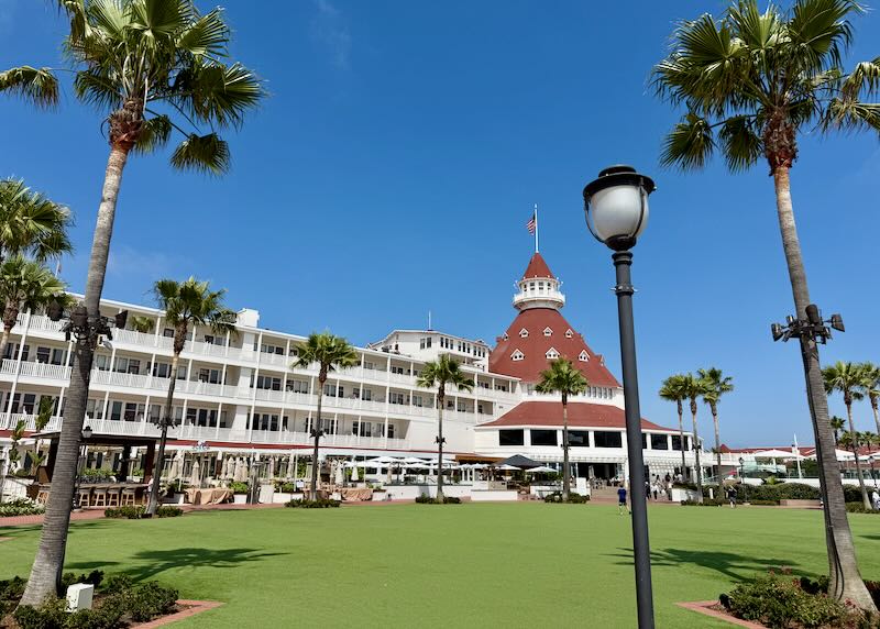 The redone Hotel del Coronado.