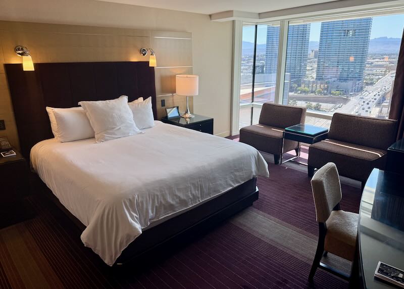 My room at the Aria Hotel.