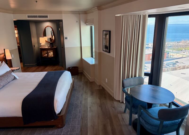 Our room at the Inn at the Market hotel.