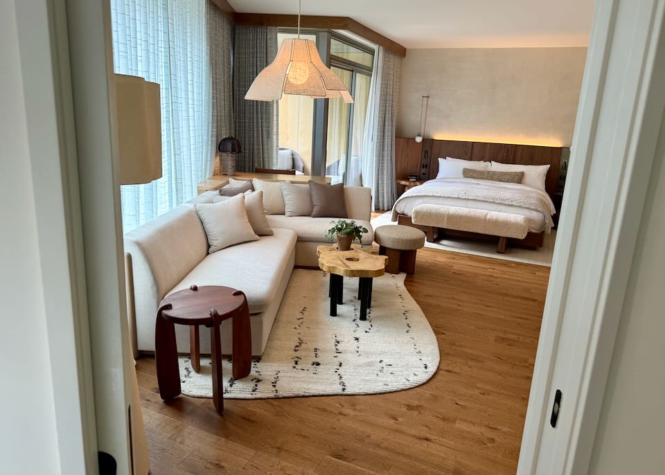 Our room at hotel in Belltown.