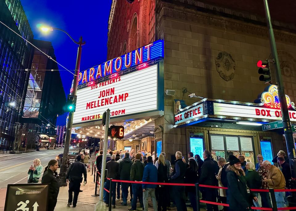 The Paramount Theater in downtown Seattle.