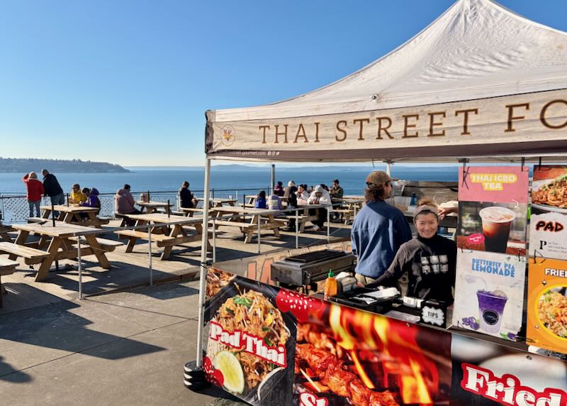 The view from Pike Place Market.