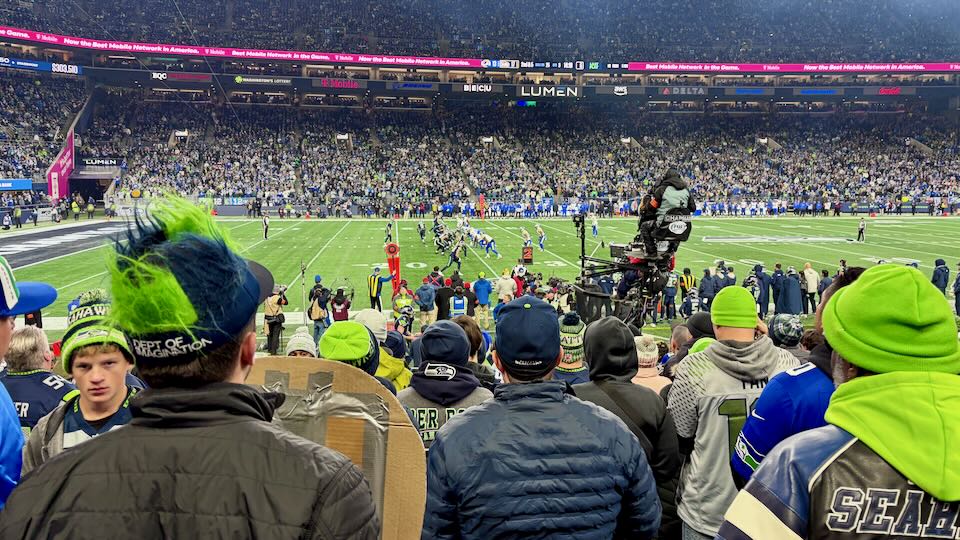 Game at Lumen Field in Seattle.