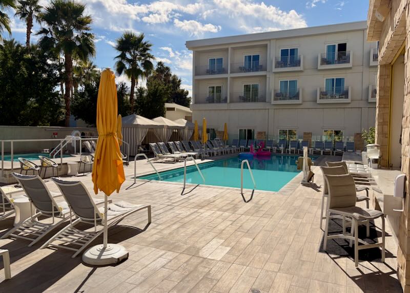 The pool at Hotel Paseo in Palm Desert.