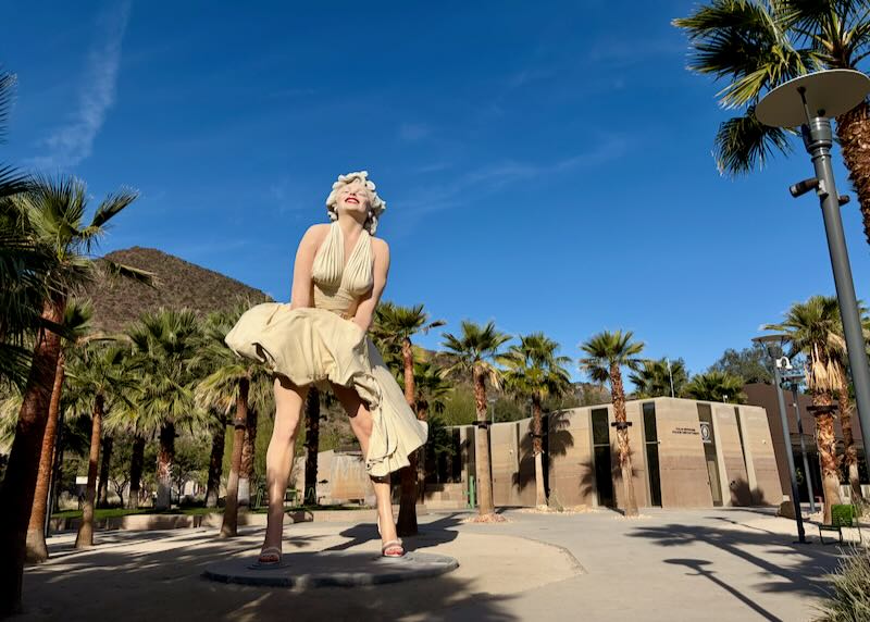 Forever Marilyn in Downtown Palm Springs.