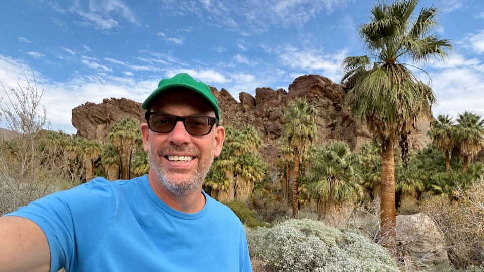 Hiking in Palm Springs.