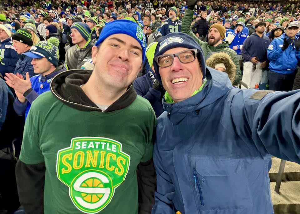 Seahawks game in January.